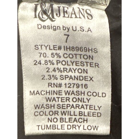 CCC I&M Premium Denim Black Label High Rise Ariana Skinny Jeans Size 7 Back Zipp - Picture 4 of 8